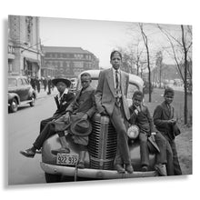 Load image into Gallery viewer, Digitally Restored and Enhanced 1941 Chicago Easter Morning Print - South Side Bronzeville FSA Documentary - Great Migration Heritage - Archival Print
