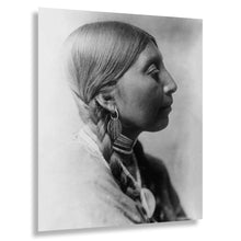 Load image into Gallery viewer, Digitally Restored and Enhanced 1910 Wishham Young Woman Portrait Print - Columbia River Indigenous Pacific Northwest - Trading Heritage - Archival Print
