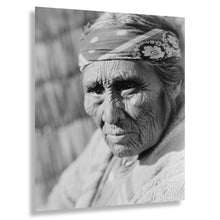 Load image into Gallery viewer, Digitally Restored and Enhanced 1923 Old Klamath Woman Portrait Print - Indigenous Oregon Elder Pacific Northwest - Tribal Heritage - Archival Print
