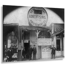 Load image into Gallery viewer, Digitally Restored and Enhanced 1903 Tacoma Washington Movie Theater Print - Early Cinema Pacific Northwest Storefront - Nickelodeon Era - Archival Print
