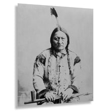 Load image into Gallery viewer, Digitally Restored and Enhanced 1884 Sitting Bull Print - Lakota Leader Portrait Calumet - Native American Frontier History - Archival Print
