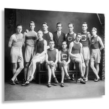 Load image into Gallery viewer, Digitally Restored and Enhanced 1905 Washington DC Collegiate Track Team Print - Edwardian Athletics - Student Sports Progressive Era - Archival Print
