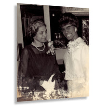Cargar imagen en el visor de la galería, Digitally Restored and Enhanced 1968 Rosa Parks and Shirley Chisholm Print - Civil Rights Icons Portrait - American History Pioneers - Archival Print
