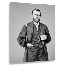 Load image into Gallery viewer, Digitally Restored and Enhanced 1855 Ulysses S. Grant Print - Civil War General 18th President - Brady-Handy Collection - Archival Print
