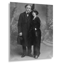Cargar imagen en el visor de la galería, 1913 Harry and Beatrice Houdini Print - Vaudeville Magician Couple Nice France - Golden Age Magic - Archival Print

