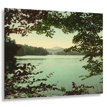Load image into Gallery viewer, Digitally Restored and Enhanced 1902 Upper Loon Lake Print - Adirondack Mountains New York - Wilderness Conservation Landscape - Archival Print
