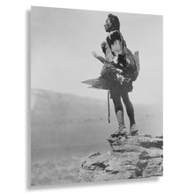 Cargar imagen en el visor de la galería, Digitally Restored and Enhanced 1908 The Eagle Catcher Print - Hidatsa Indigenous Missouri River - North Dakota Eagle Trapping - Archival Print
