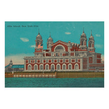 Load image into Gallery viewer, 1910 Ellis Island Print - New York Harbor Immigration Station - Gateway to America Family History - Archival Print
