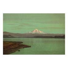 Load image into Gallery viewer, Digitally Restored and Enhanced 1901 Mt. Hood Poster Print - Columbia River Oregon Pastoral Valley - Grazing Cattle Hood River - Archival Print
