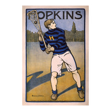 Cargar imagen en el visor de la galería, 1905 Johns Hopkins Lacrosse Photo - Collegiate Athlete Baltimore - Progressive Era University - Archival Print
