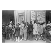 Cargar imagen en el visor de la galería, Digitally Restored and Enhanced 1941 Chicago Movie Theater Easter Print - Bronzeville South Side FSA Documentary - Great Migration Heritage - Archival Print
