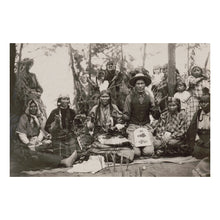 Load image into Gallery viewer, Digitally Restored and Enhanced 1911 Columbia Tribe Gamblers Print - Indigenous Colville Reservation Washington - Plateau Heritage - Archival Print
