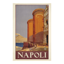 Cargar imagen en el visor de la galería, 1920 Napoli Print - ENIT Italy Travel Poster - Mount Vesuvius Bay of Naples Mediterranean - Archival Print
