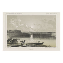 Load image into Gallery viewer, Digitally Restored and Enhanced 1855 The Dalles Columbia River Camp Print - Indigenous Oregon Pacific Northwest - Trading Center - Archival Print
