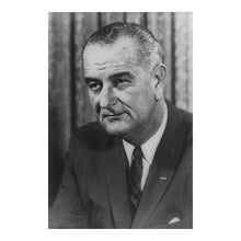 Cargar imagen en el visor de la galería, 1964 Lyndon B. Johnson Print - 36th President Official Portrait - White House Great Society Era - Archival Print
