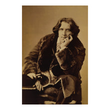 Cargar imagen en el visor de la galería, Digitally Restored and Enhanced 1882 Oscar Wilde Print - Napoleon Sarony Portrait - Aesthetic Movement Victorian Literary - Archival Print
