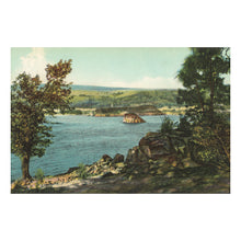Load image into Gallery viewer, Digitally Restored and Enhanced 1908 Memaloose Island Print - Columbia River Gorge Oregon - Sacred Indigenous Landmark Heritage - Archival Print
