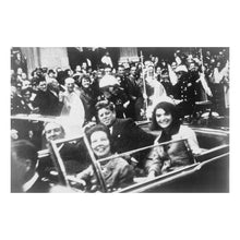 Load image into Gallery viewer, Digitally Restored and Enhanced 1963 JFK Dallas Motorcade Print - Kennedy Last Day Presidential Photograph - Historic Moment - Archival Print
