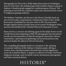 Load image into Gallery viewer, Digitally Restored and Enhanced 1911 Columbia Tribe Gamblers Print - Indigenous Colville Reservation Washington - Plateau Heritage - Archival Print
