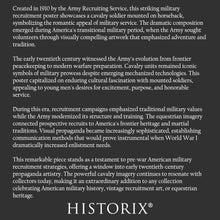 Cargar imagen en el visor de la galería, Digitally Restored and Enhanced 1910 Army Cavalry Recruitment Poster - Men Wanted Soldier on Horseback - Pre WWI Equestrian Military - Archival Print
