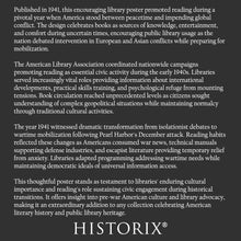 Load image into Gallery viewer, Digitally Restored and Enhanced 1941 WPA Library Art Poster - A Year of Good Reading Ahead - Pre-War Americana Literacy - Archival Print
