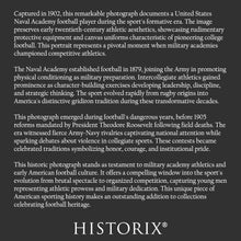 Cargar imagen en el visor de la galería, 1902 Naval Academy Football Photo - Annapolis Midshipman Athlete - Military Academy Sports History - Archival Print
