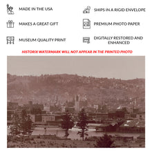Load image into Gallery viewer, Digitally Restored and Enhanced 1898 Portland Oregon Print - Downtown Riverfront Panorama - Pacific Northwest Victorian Era - Archival Print
