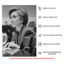 Load image into Gallery viewer, Digitally Restored and Enhanced 1993 Hillary Clinton Print - First Lady Health Care Reform Congressional Testimony - Historic Moment - Archival Print
