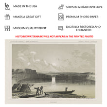 Load image into Gallery viewer, Digitally Restored and Enhanced 1855 The Dalles Columbia River Camp Print - Indigenous Oregon Pacific Northwest - Trading Center - Archival Print
