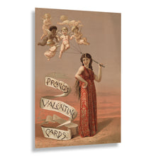 Load image into Gallery viewer, 1883 Prangs Valentine Cards Print - Victorian Love Boston - Gilded Age Romance Greeting Cards - Archival Print
