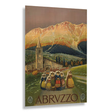 Load image into Gallery viewer, Digitally Restored and Enhanced 1920 Abruzzo Print - ENIT Italy Travel Poster - Traditional Folk Dress Interwar Italian Tourism - Archival Print
