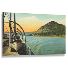 Cargar imagen en el visor de la galería, Digitally Restored and Enhanced 1908 Wind Mountain Print - Columbia River Gorge Washington - Cascade Range Sacred Landmark - Archival Print
