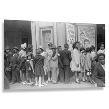 Cargar imagen en el visor de la galería, Digitally Restored and Enhanced 1941 Chicago Movie Theater Easter Print - Bronzeville South Side FSA Documentary - Great Migration Heritage - Archival Print
