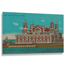 Load image into Gallery viewer, 1910 Ellis Island Print - New York Harbor Immigration Station - Gateway to America Family History - Archival Print
