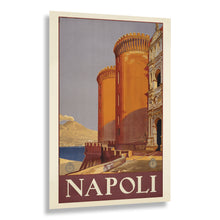 Cargar imagen en el visor de la galería, 1920 Napoli Print - ENIT Italy Travel Poster - Mount Vesuvius Bay of Naples Mediterranean - Archival Print
