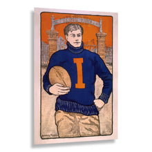 Cargar imagen en el visor de la galería, 1902 Illinois Football Photo - Big Ten Collegiate Athlete - Progressive Era University Sports - Archival Print
