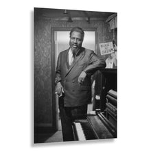Load image into Gallery viewer, Digitally Restored and Enhanced 1968 Thelonious Monk Print - Bebop Jazz Pianist Village Gate Portrait - New York Greenwich Village - Archival Print
