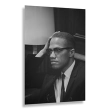 Cargar imagen en el visor de la galería, Digitally Restored and Enhanced 1964 Malcolm X Martin Luther King Print - Capitol Press Conference - Civil Rights Act Era - Archival Print

