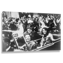 Load image into Gallery viewer, Digitally Restored and Enhanced 1963 JFK Dallas Motorcade Print - Kennedy Last Day Presidential Photograph - Historic Moment - Archival Print
