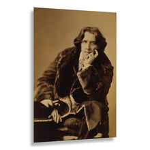 Cargar imagen en el visor de la galería, Digitally Restored and Enhanced 1882 Oscar Wilde Print - Napoleon Sarony Portrait - Aesthetic Movement Victorian Literary - Archival Print
