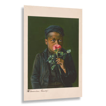 Cargar imagen en el visor de la galería, Digitally Restored and Enhanced 1895 American Beauty Print - Victorian Rose Portrait - Gilded Age Decorative Art - Archival Print
