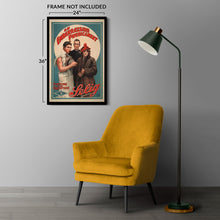 Load image into Gallery viewer, Digitally Restored and Enhanced 1914 An Embarrassing Predicament Silent Film Poster - Early Cinema Comedy Entertainment - Theatrical Advertisement - Archival Print
