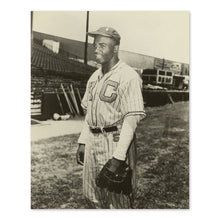 Load image into Gallery viewer, Digitally Restored and Enhanced 1945 Jackie Robinson Poster Photo Print - Jackie Robinson in Kansas City Monarchs Uniform Vintage Portrait Photo Wall Art
