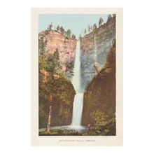 Load image into Gallery viewer, 1901 Multnomah Falls Oregon Print - Columbia River Gorge Waterfall - Pacific Northwest Natural Wonder - Archival Print
