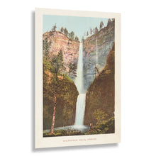 Load image into Gallery viewer, 1901 Multnomah Falls Oregon Print - Columbia River Gorge Waterfall - Pacific Northwest Natural Wonder - Archival Print
