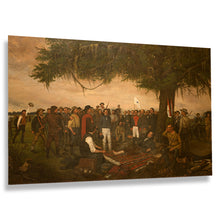Load image into Gallery viewer, Digitally Restored and Enhanced 1836 Surrender of Santa Anna Photo Print - Vintage Poster Photo of The Surrender of Santa Anna Commissioned in 1886
