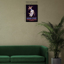 Cargar imagen en el visor de la galería, Digitally Restored and Enhanced 1939 Apache Devil Dancer Arizona Golden Gate Exposition WPA Federal Art 
Project Poster - Depression Era Art Deco - Archival Reproduction
