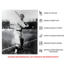 Load image into Gallery viewer, Digitally Restored and Enhanced 1920 Babe Ruth Portrait Photo - Vintage Photo of New York Yankees Babe Ruth Poster Print - Old Photo of Babe Ruth on Field
