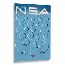 Cargar imagen en el visor de la galería, Digitally Restored and Enhanced 1957 National Ski Association Poster - Mid-Century Alpine Skiing - Vintage Winter Sports Tourism Art - Museum-Quality Print
