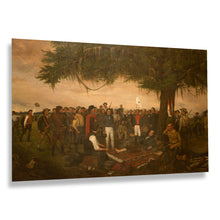 Cargar imagen en el visor de la galería, Digitally Restored and Enhanced 1886 Surrender of Santa Anna Photo Print - Vintage Photo of Surrender of Santa Anna in The Battle of San Jacinto Wall Art
